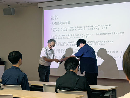 受賞風景